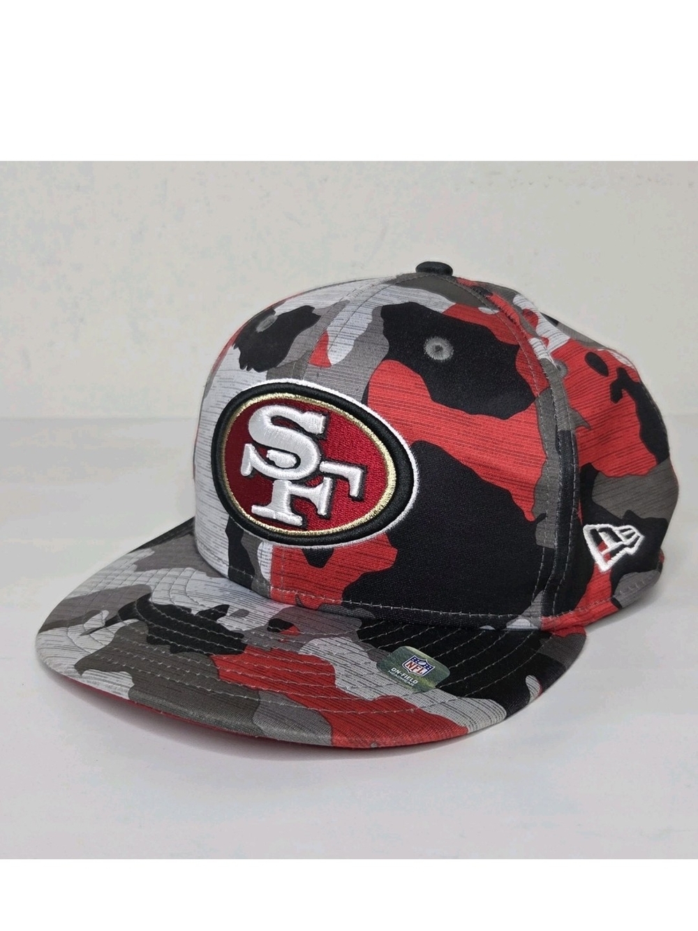 New Era San Francisco 49ers Camo Snapback Hat Cap NFL Football 9fifty Adjustable